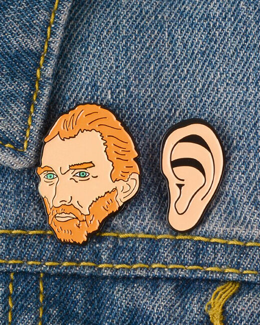 Conjunto de Pins Broches Vicent Van Gogh